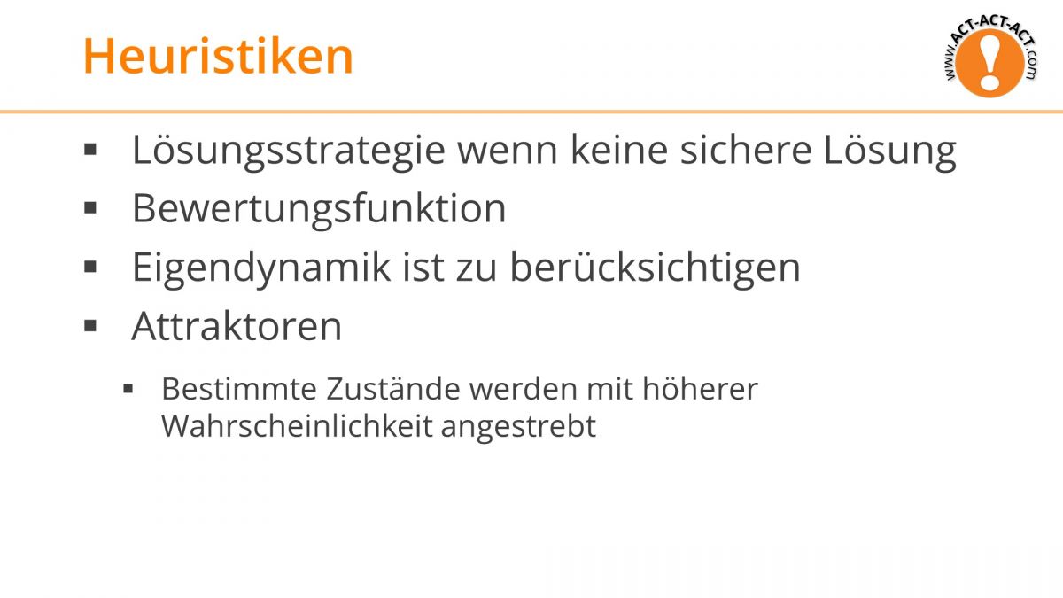 Psychologie Aufnahmetest Kapitel 8: Heuristiken