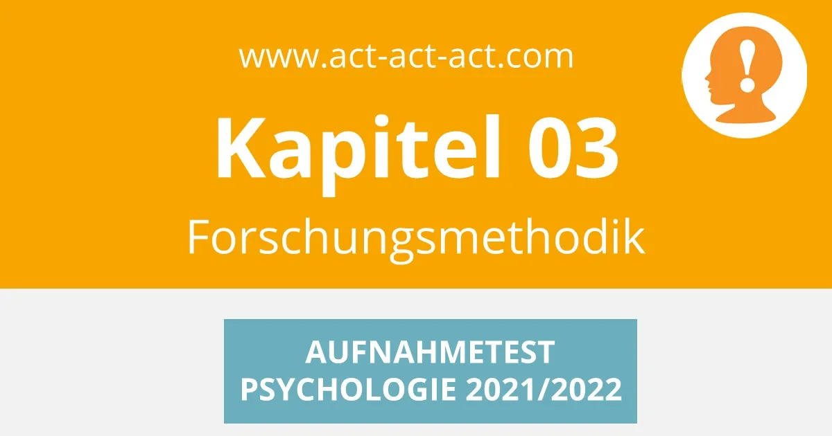 Psychologie Aufnahmetest Zusammenfassung Buch Kapitel 03