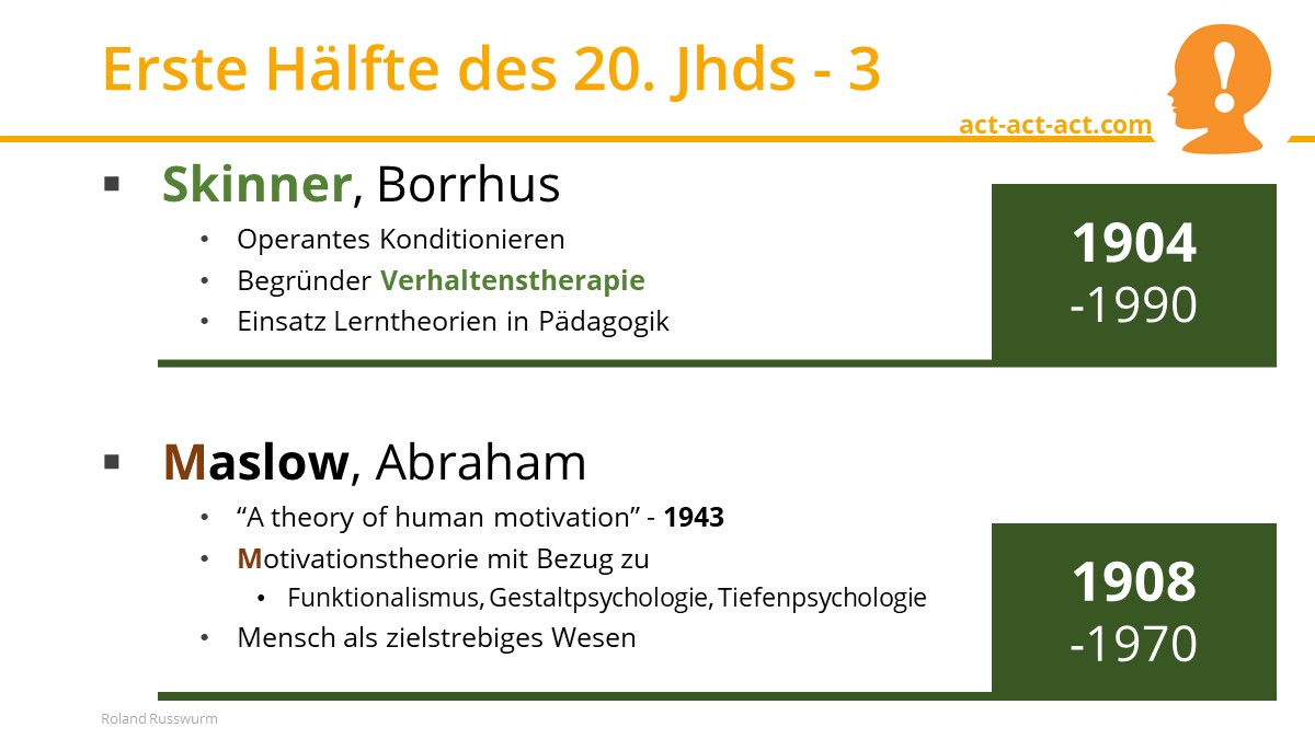 Erste Hälfte des 20. Jhds - 3