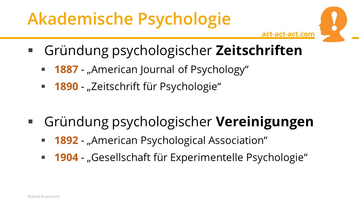 Akademische Psychologie