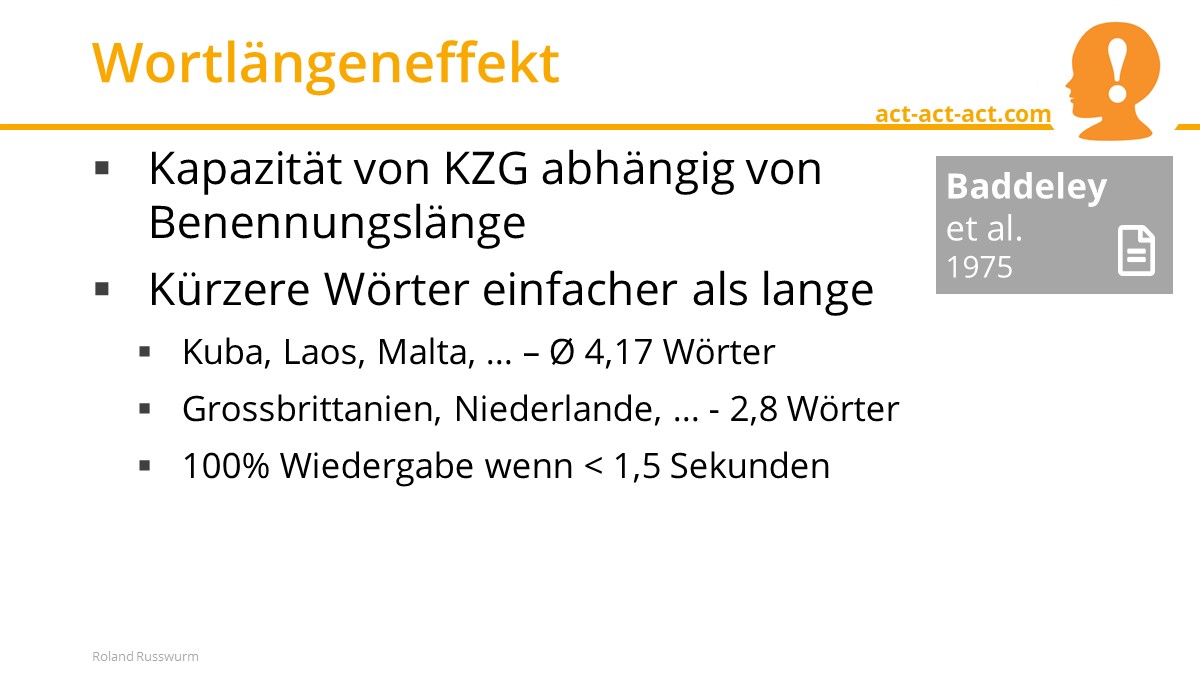 Wortlängeneffekt