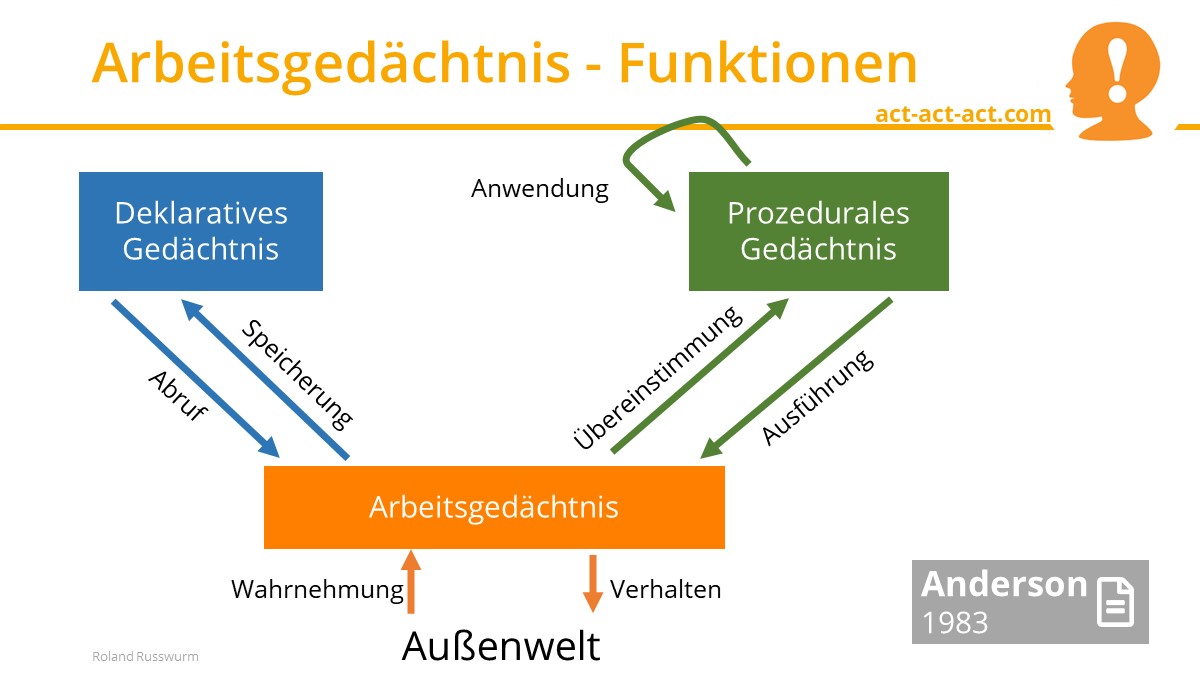 Arbeitsgedächtnis - Funktionen