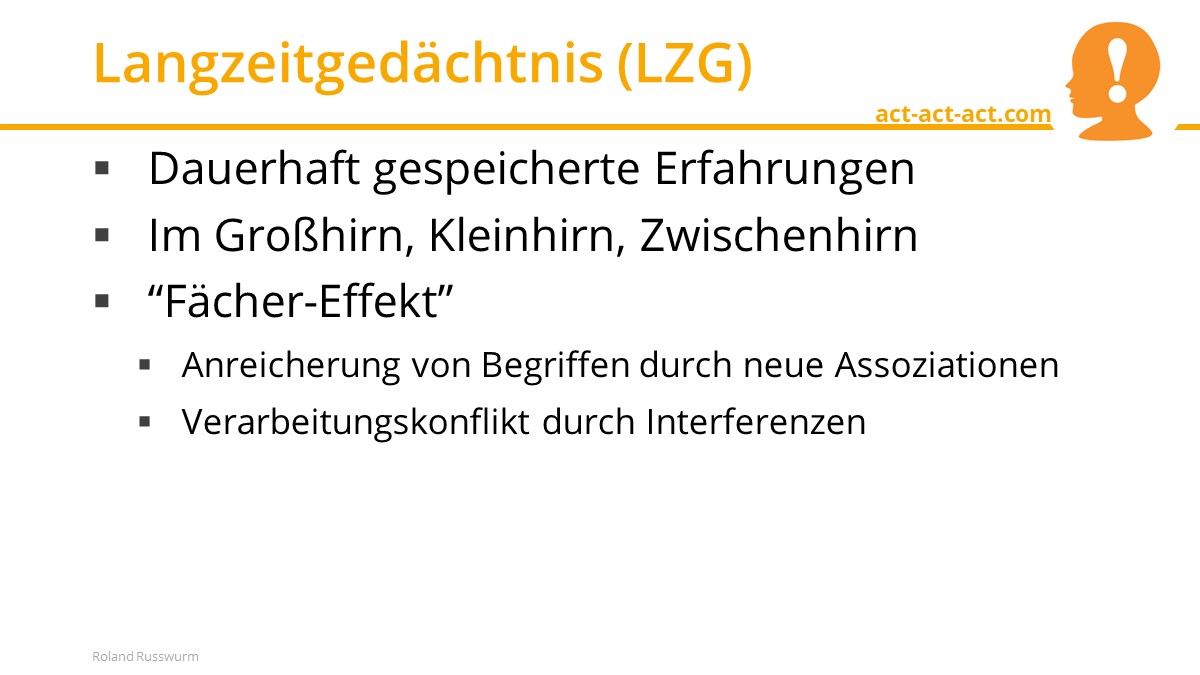 Langzeitgedächtnis (LZG)