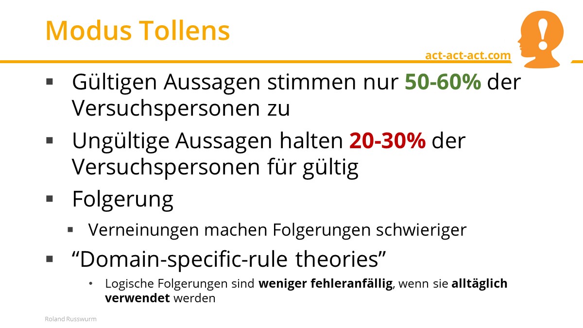 Modus Tollens