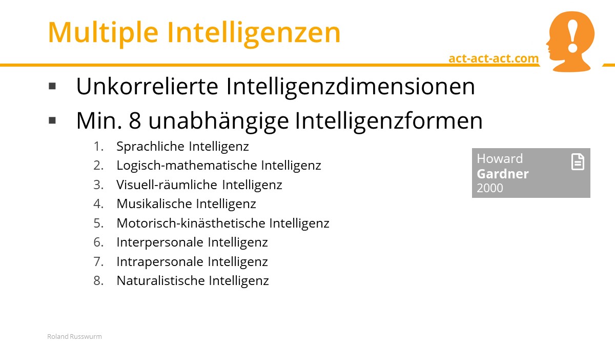 Multiple Intelligenzen