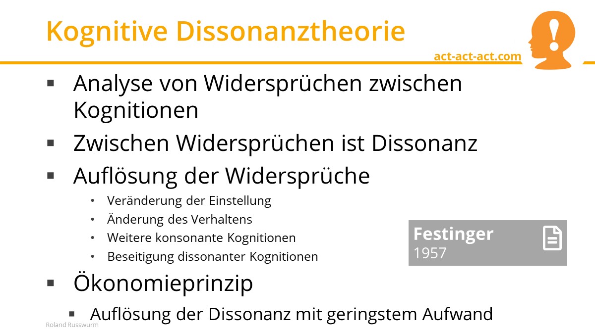 Kognitive Dissonanztheorie