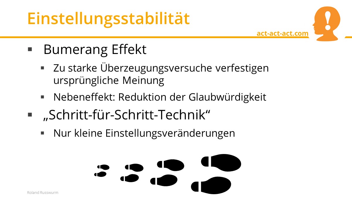 Einstellungsstabilität