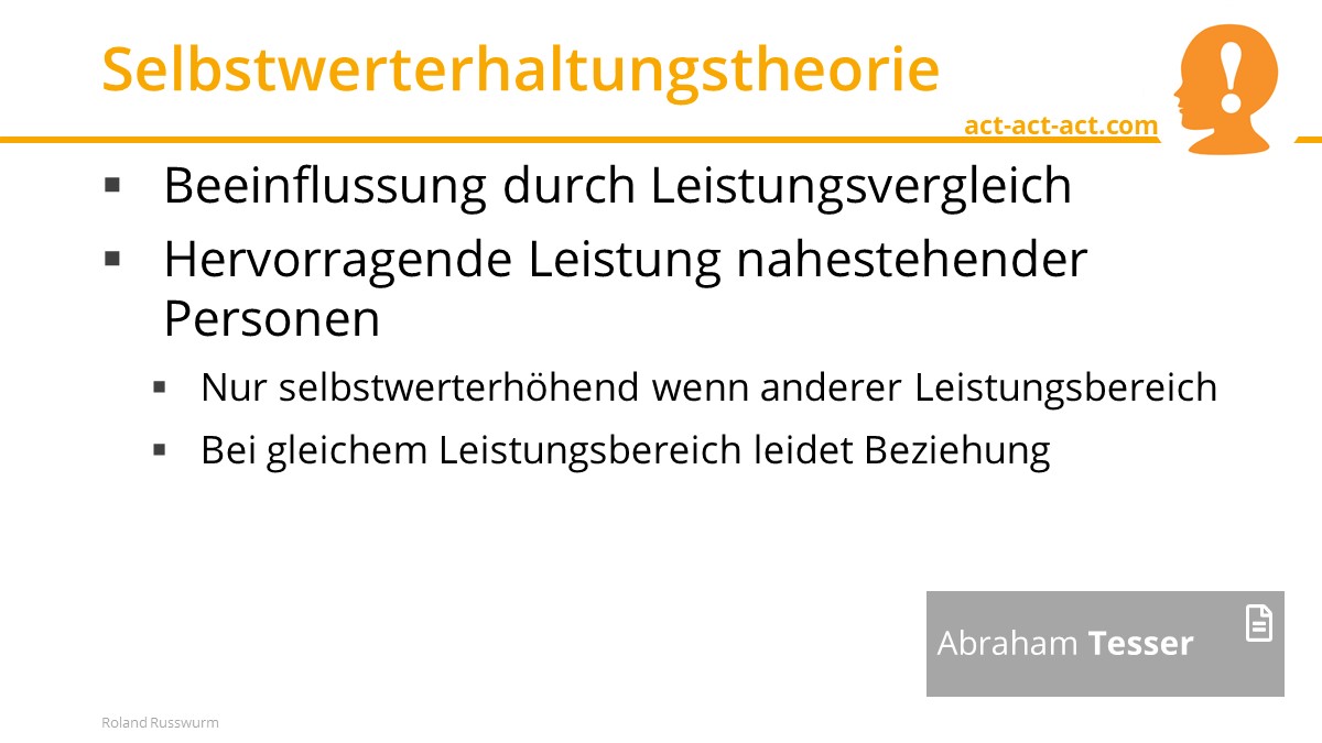 Selbstwerterhaltungstheorie