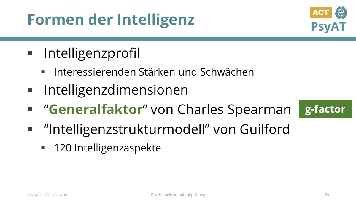 Formen der Intelligenz