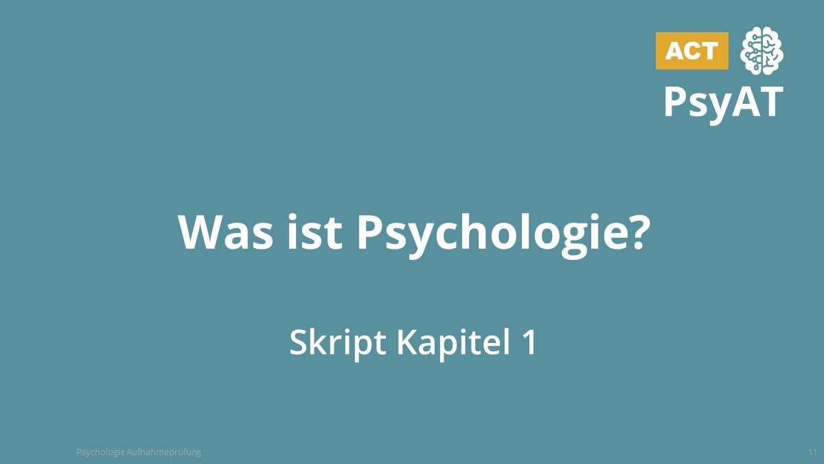 Was ist Psychologie?