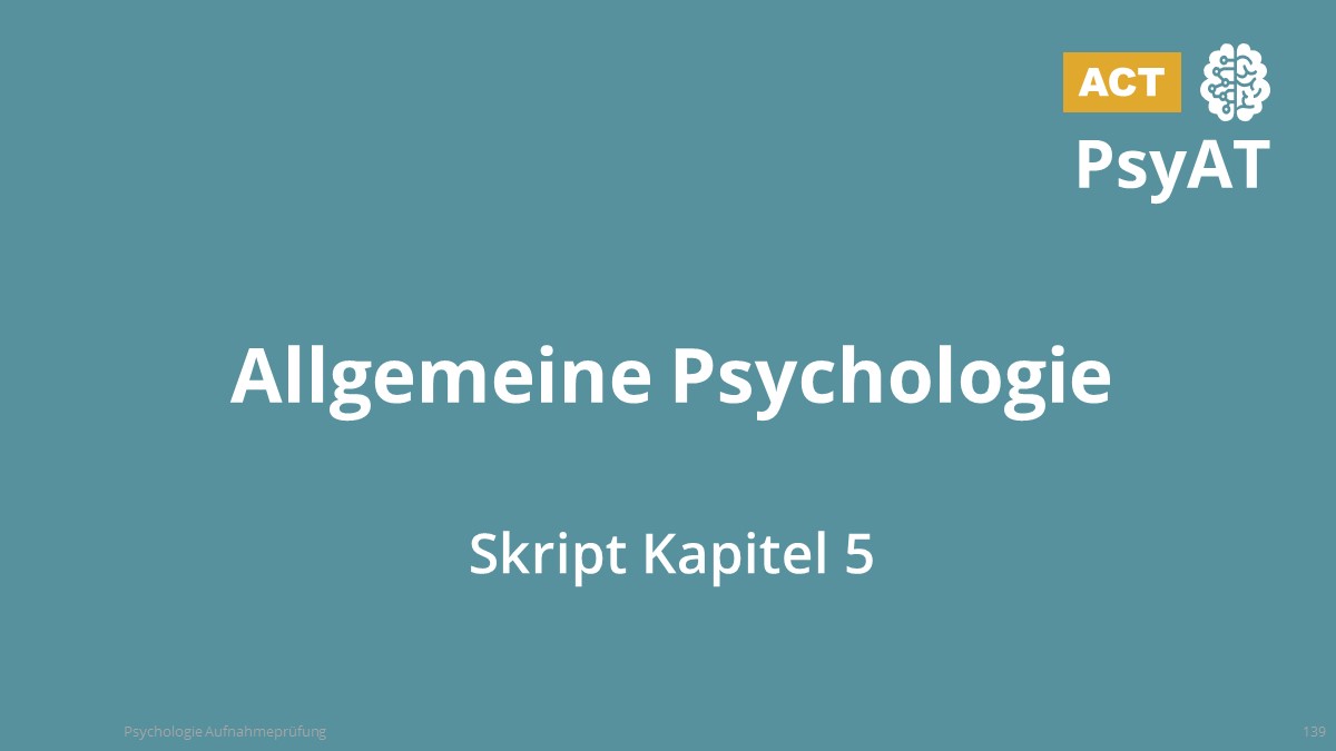 Allgemeine Psychologie