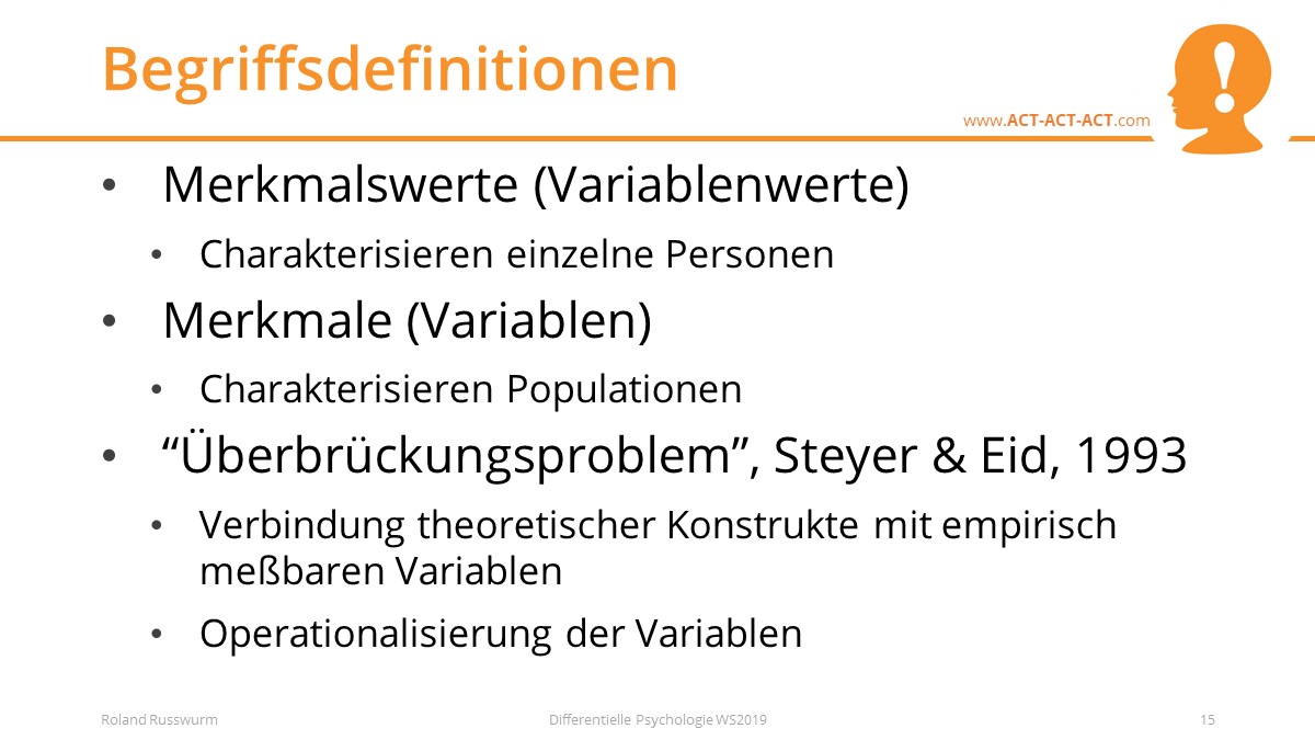 Begriffsdefinitionen