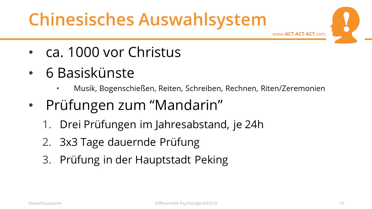 Chinesisches Auswahlsystem