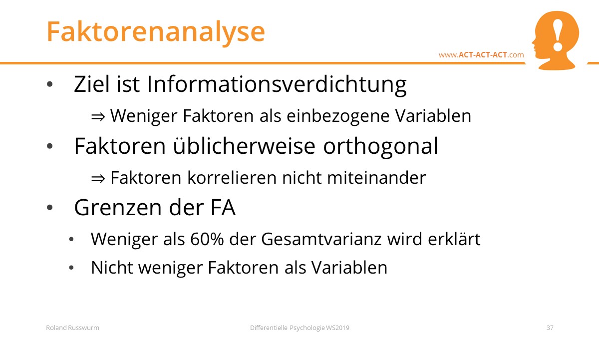 Faktorenanalyse