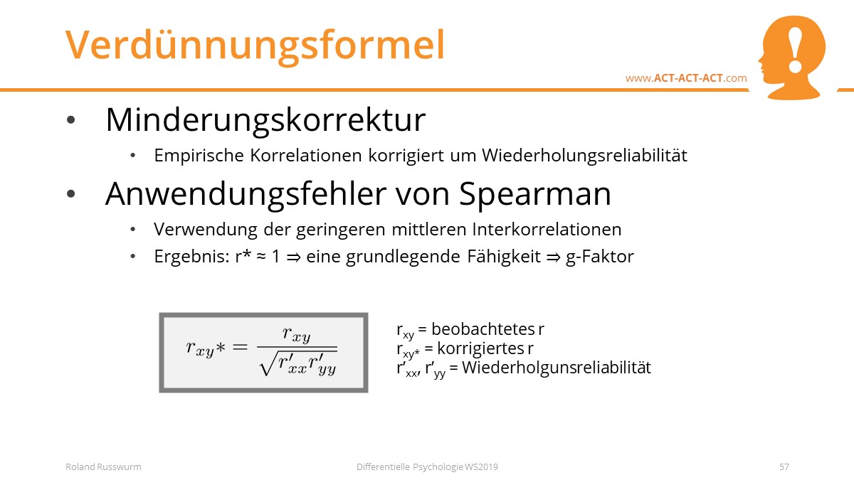 Verdünnungsformel